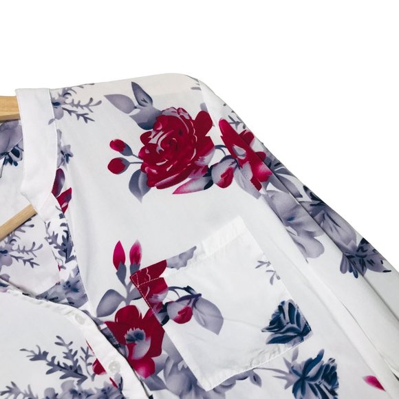 Floral Long Sleeve Blouse Size Small - Picture 5 of 6